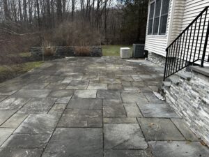 Before - Blue Stone Patio Pressure Washing - Somers, NY 10589